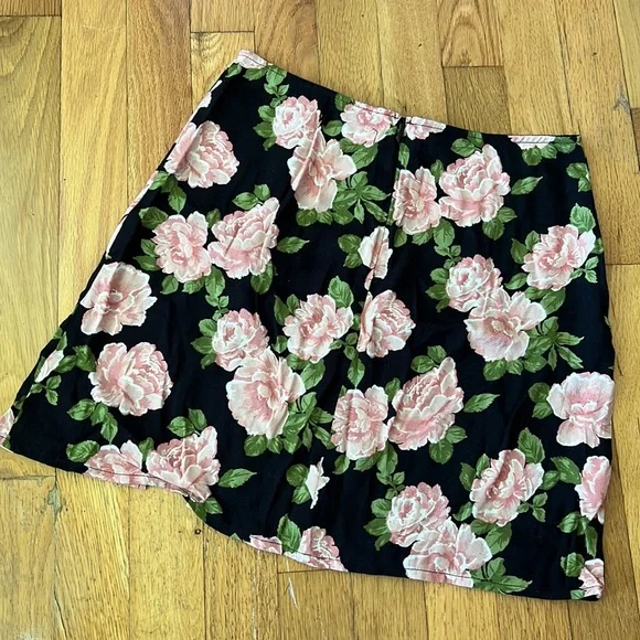 Reformation Peony Rose Print Fran Rosalia Skirt - Picture 5 of 7